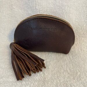 Portland Leather Coldbrew Taco tassel- like new